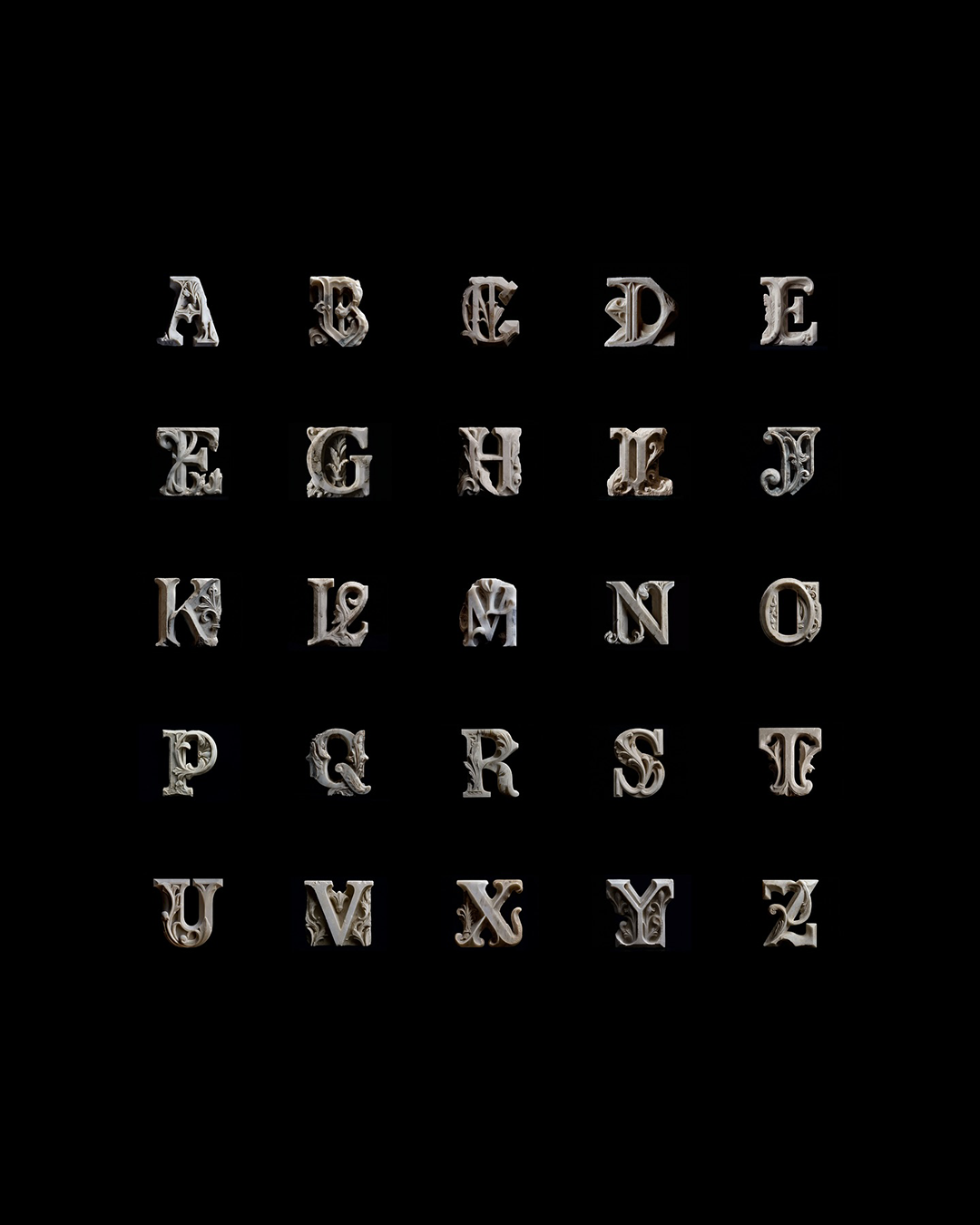 Fragments Alphabet